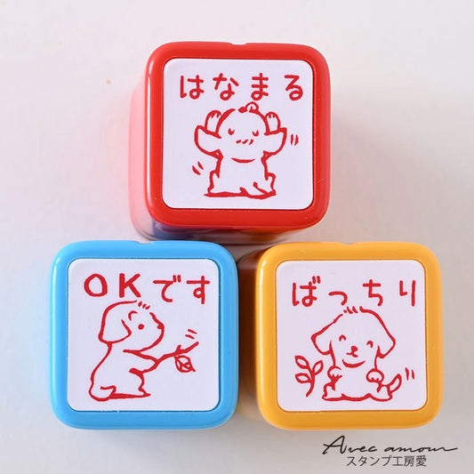 E3-07　先生スタンプ 3本セット