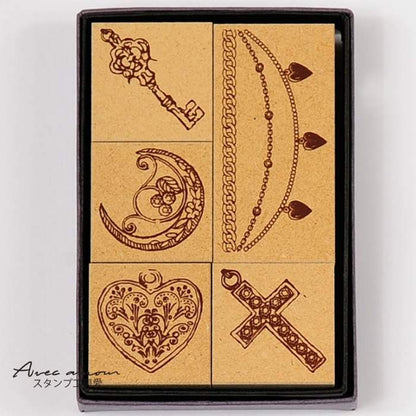 FA-01  ファッションスタンプ　-アンティークアクセサリー-