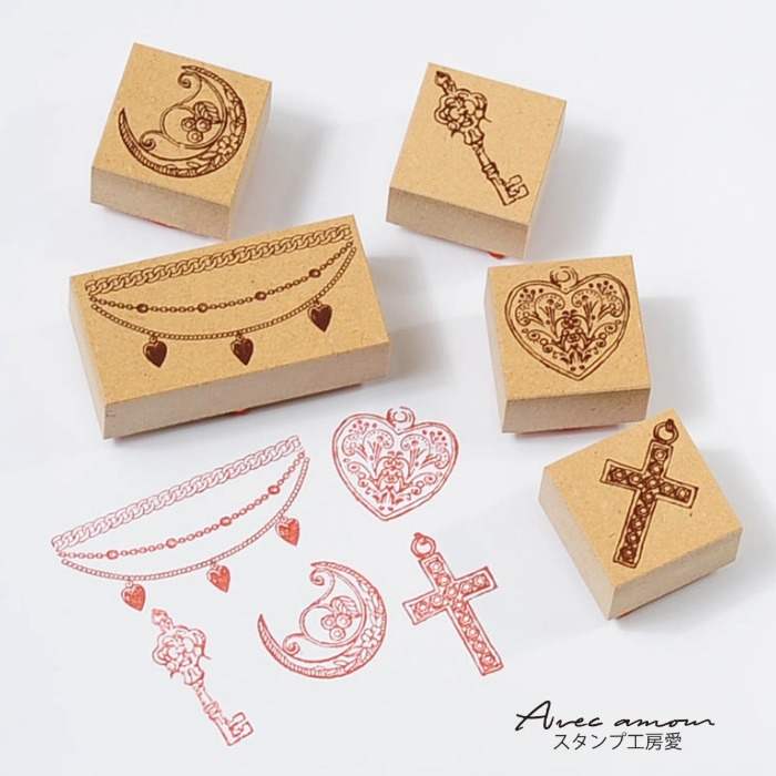 FA-01  ファッションスタンプ　-アンティークアクセサリー-