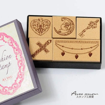 FA-01  ファッションスタンプ　-アンティークアクセサリー-