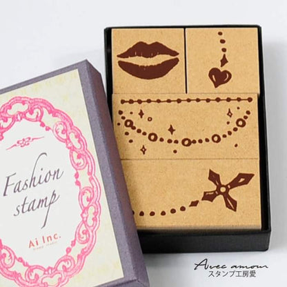 FA-02  ファッションスタンプ-キスマーク-