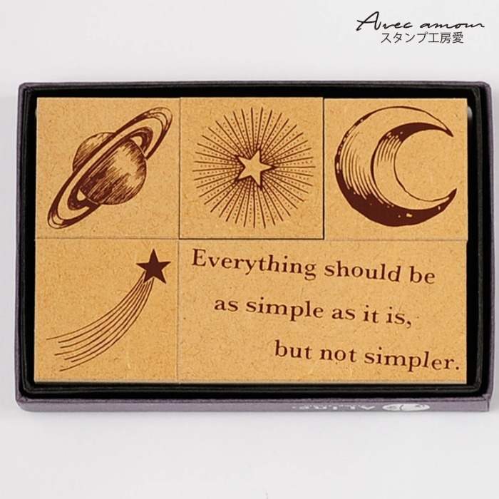 FA-04  ファッションスタンプ -宇宙-