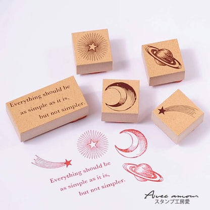 FA-04  ファッションスタンプ -宇宙-