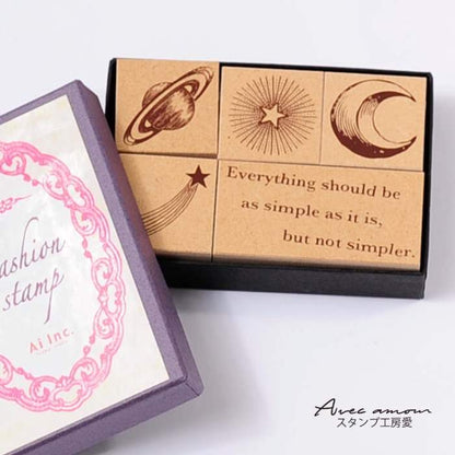 FA-04  ファッションスタンプ -宇宙-