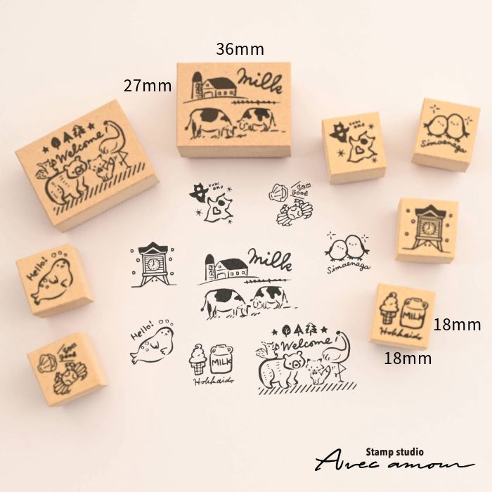 GOT-01　ご当地スタンプ　-北海道-