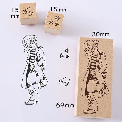 GSS-01　ガールズイラストスタンプ　