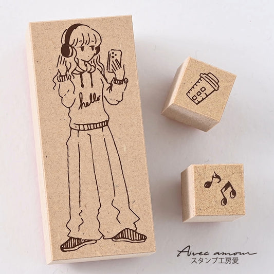 GSS-03　ガールズイラストスタンプ　