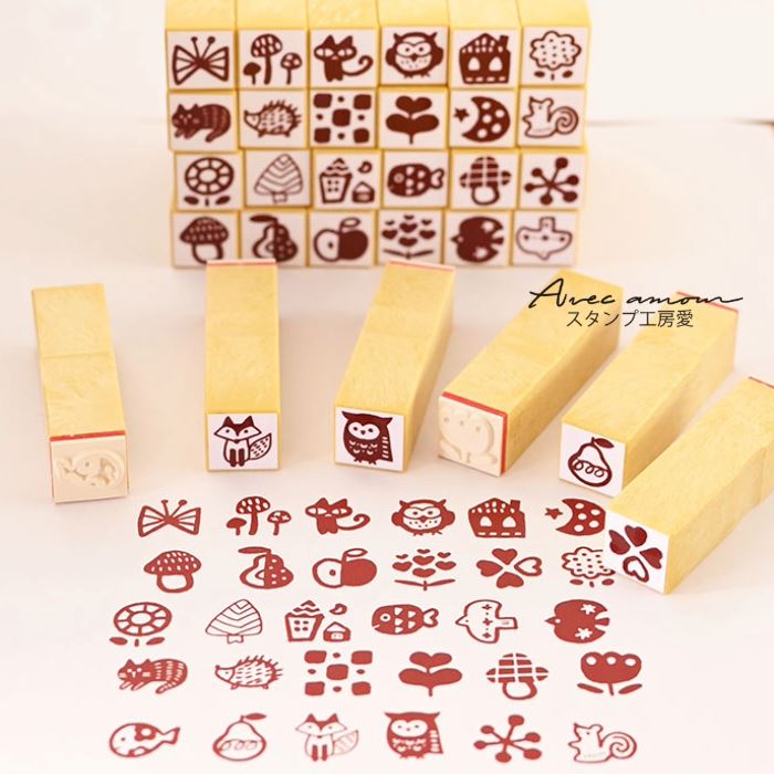 HOK-01 北欧ミニスタンプ 一個選択