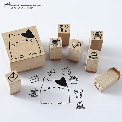Lay-01　 いろがさねスタンプ -ねこちゃんのお気に入り-