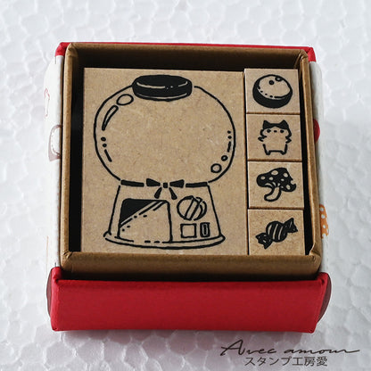 Lay-03 いろがさねスタンプ 　-ガチャマシン-
