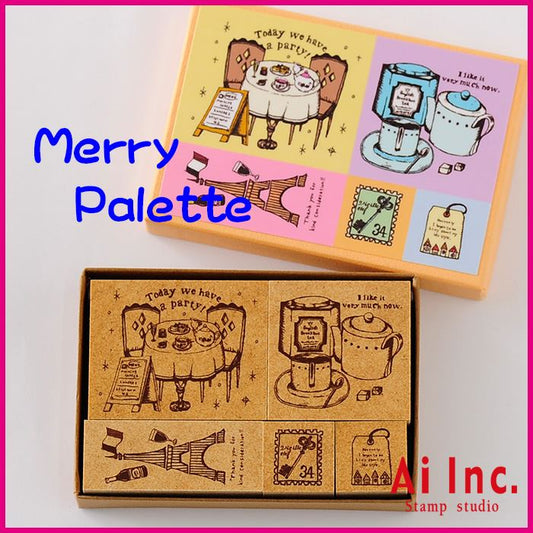 MP-04 メリーパレットスタンプ Merry Palette Stamp