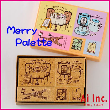 MP-04 メリーパレットスタンプ Merry Palette Stamp