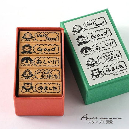 tobor-02　先生スタンプ５個セット