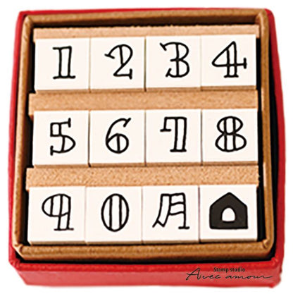 YSJ-03　Petit Numbers Stamp　ぷちナンバーすたんぷ　ゴム印