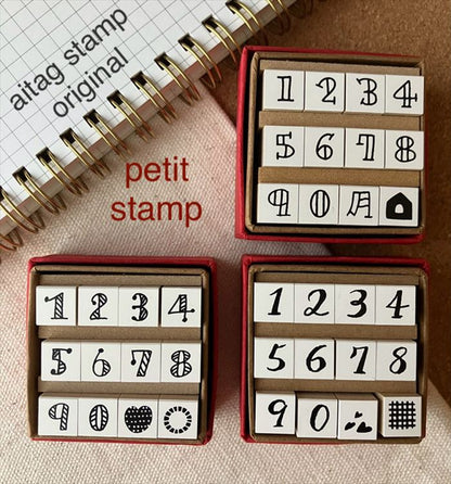 YSJ-02　Petit Numbers Stamp　ぷちナンバーすたんぷ　ゴム印