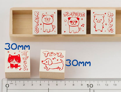 Q3-16 ごほうび評価印5個セット 【すばらしい すごいね そのちょうし がんばりました みました】
