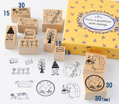 BKS-05 どうぶつスタンプセット ゴム印