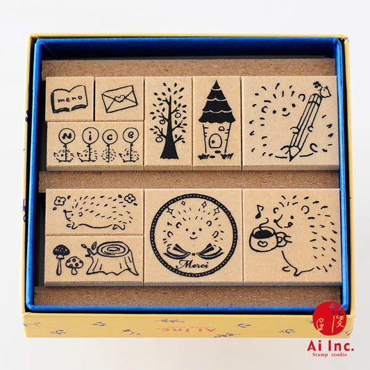 BKS-05 どうぶつスタンプセット ゴム印