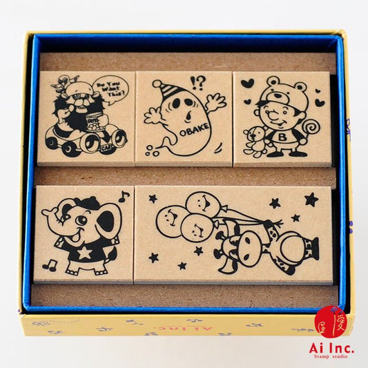 BKS-07 どうぶつスタンプセット ゴム印