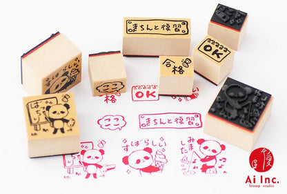 Q10-02 ティーチャースタンプ8本セット 木製ケース入り